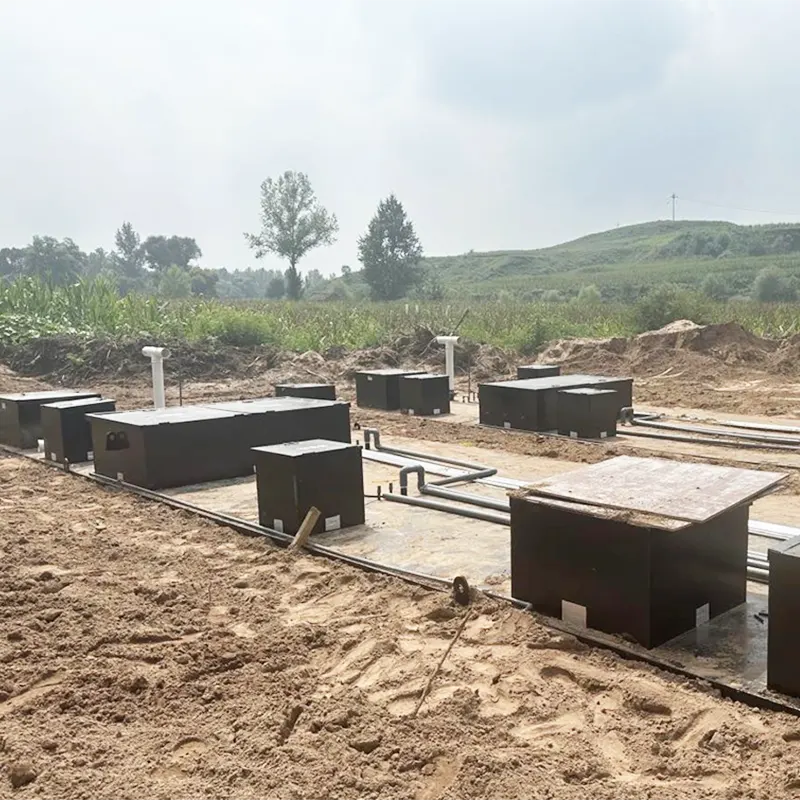 Bured Domestic Sewage magna-Scale Centralized curatio Station