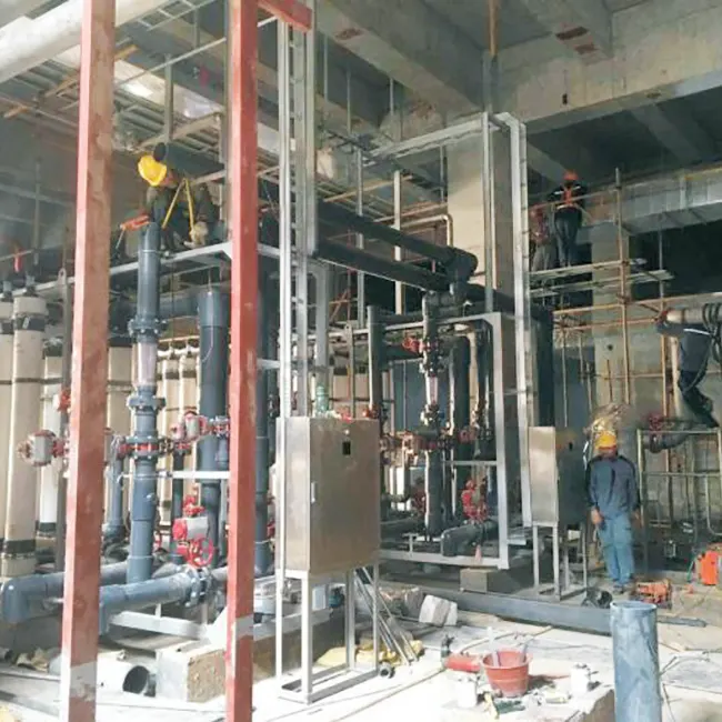 Aqua curatio officinam in-site causa